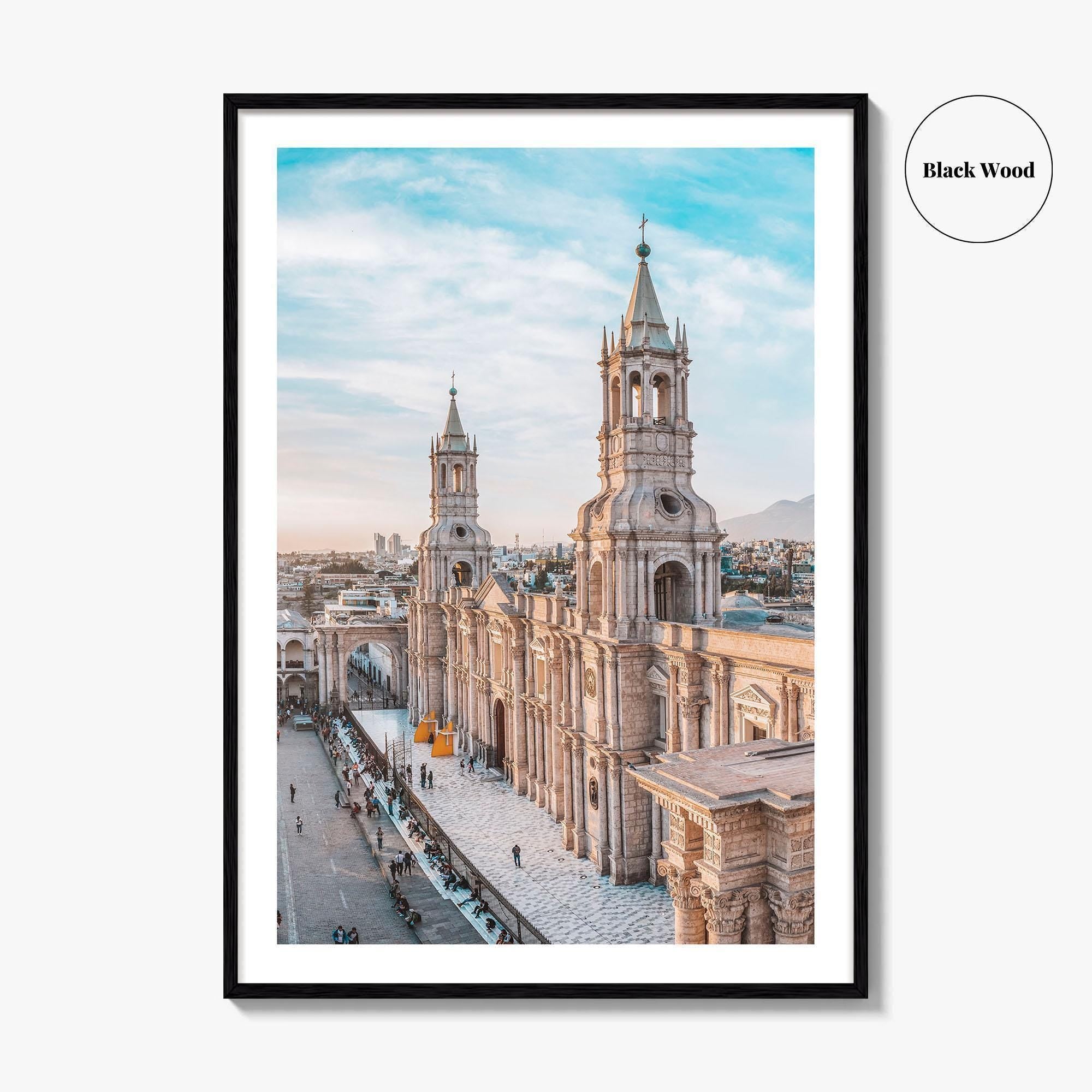 Arequipa Fine Art Photo Print, Plaza de Armas, Peru, South America Wall Decor Poster