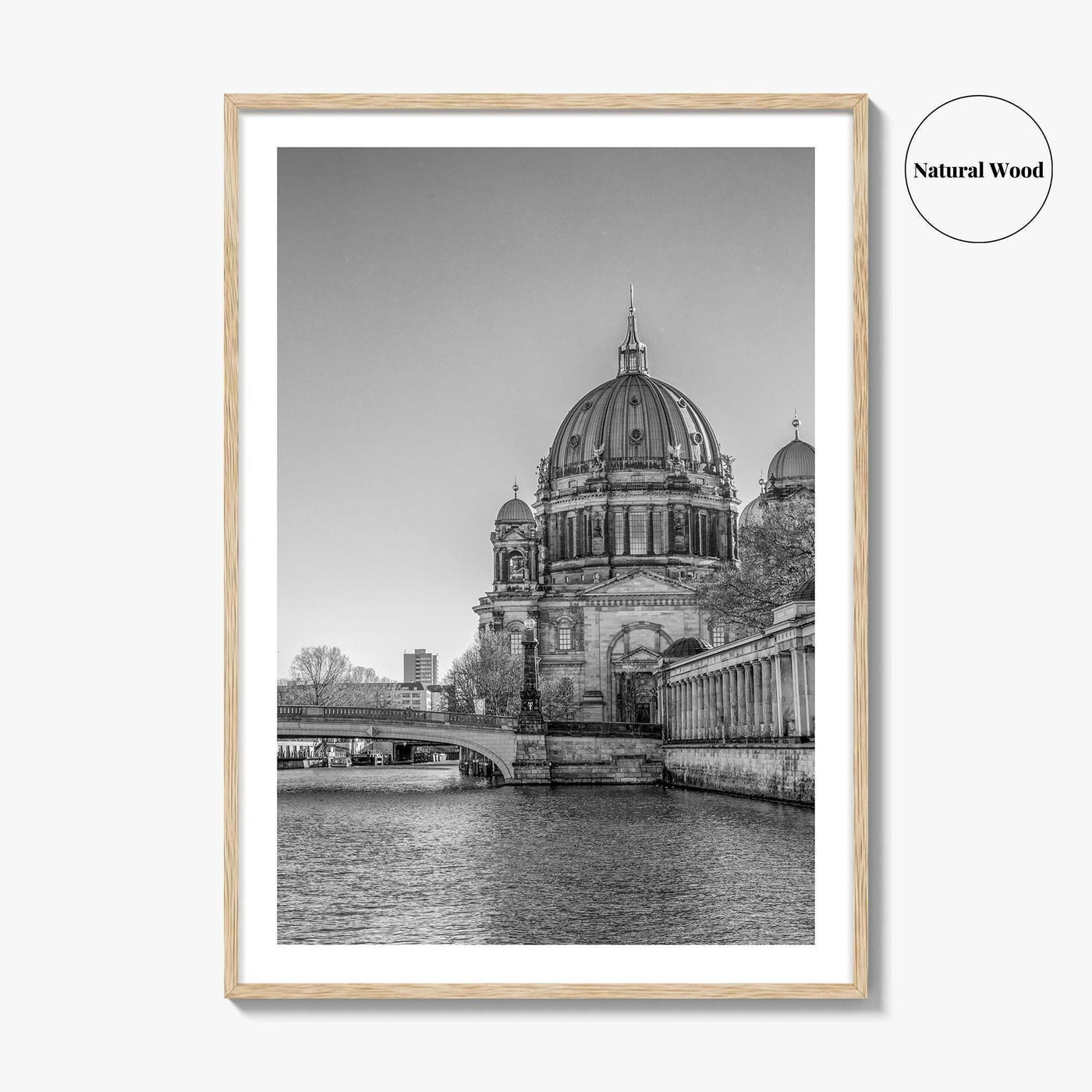 Berlin Black and White Fine Art Photo Print, Berliner Dom Museum Island Germany Poster