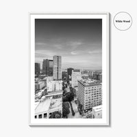 Birmingham Alabama Skyline Black and White Fine Art Photo Print, City, Alabama Poster