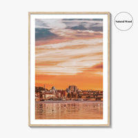 Belgrade Skyline Fine Art Photo Print, Sava River, Serbia, Beograd, Wall Poster