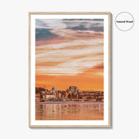 Belgrade Skyline Fine Art Photo Print, Sava River, Serbia, Beograd, Wall Poster