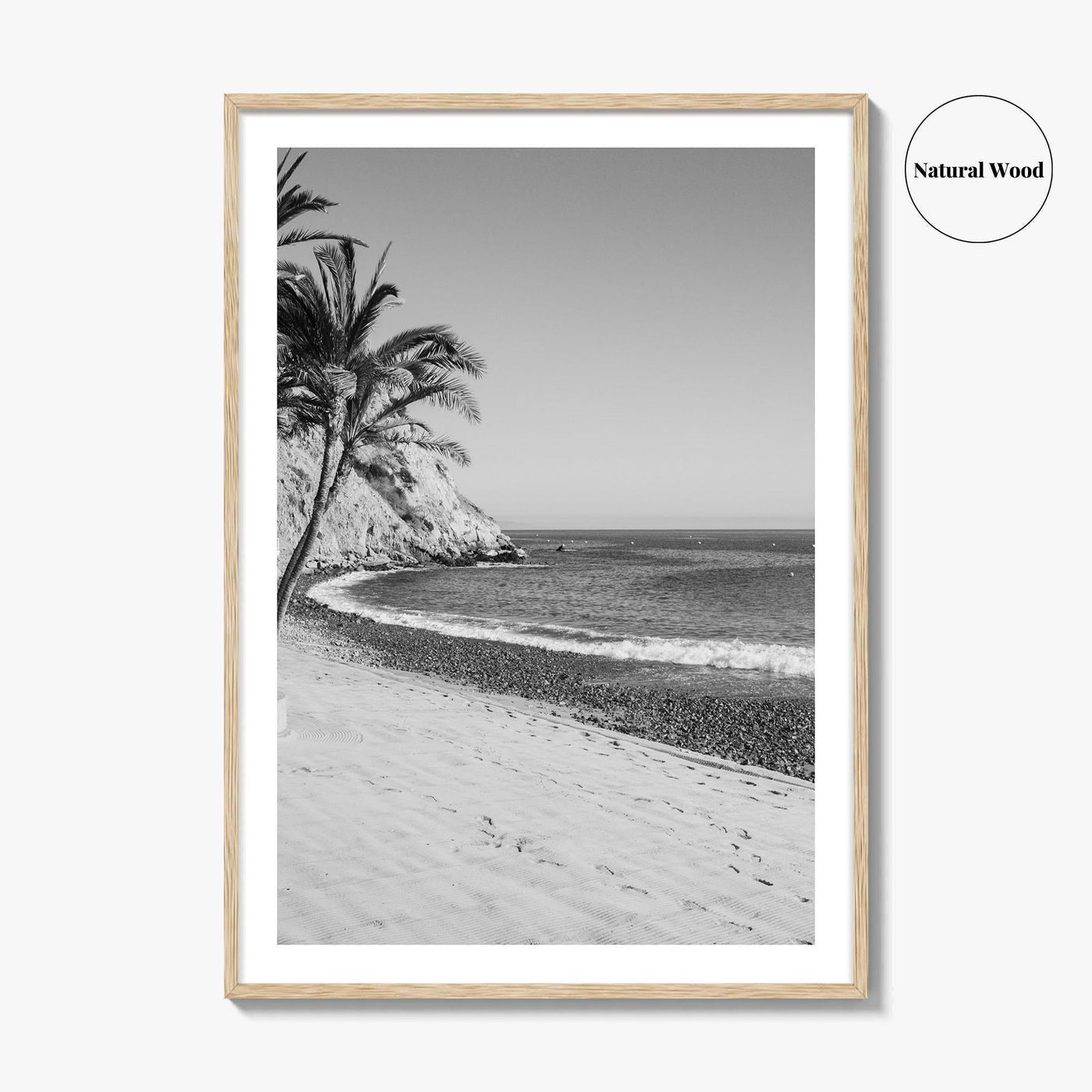 Avalon California Black and White Fine Art Photo Print, Catalina Island, Descanso Beach, Poster