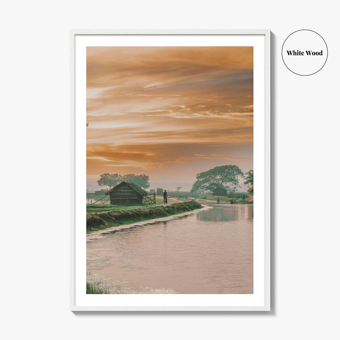 Bangladesh Fine Art Photo Print, Village Wall Decor, Rural Poster, Asia