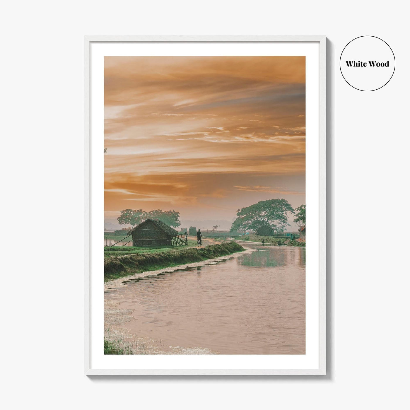 Bangladesh Fine Art Photo Print, Village Wall Decor, Rural Poster, Asia