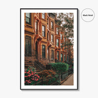 Bedford-Stuyvesant Fine Art Photo Print, Brooklyn Brownstones, NYC Wall Art Poster
