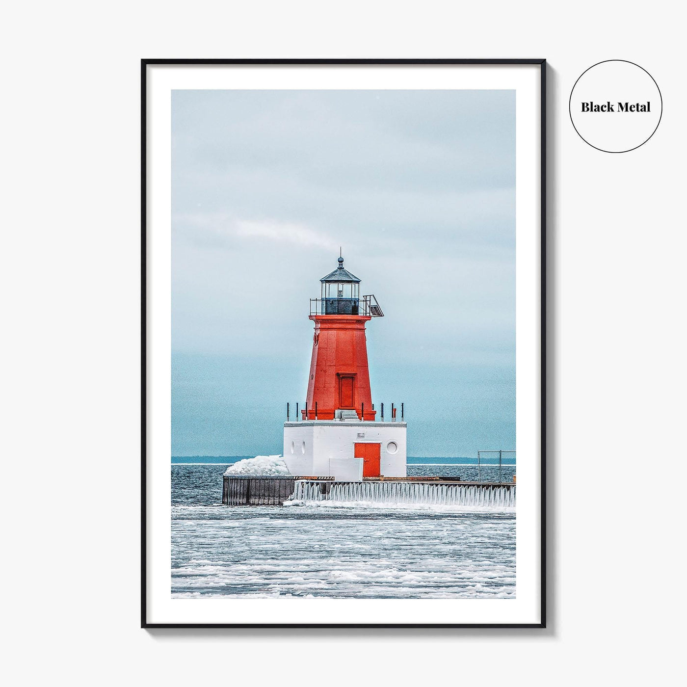 Ann Arbor Fine Art Photo Print, Michigan Lighthouse Wall Decor Poster, USA