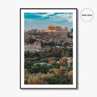 Athens Greece Skyline Fine Art Photo Print, Acropolis Wall Poster