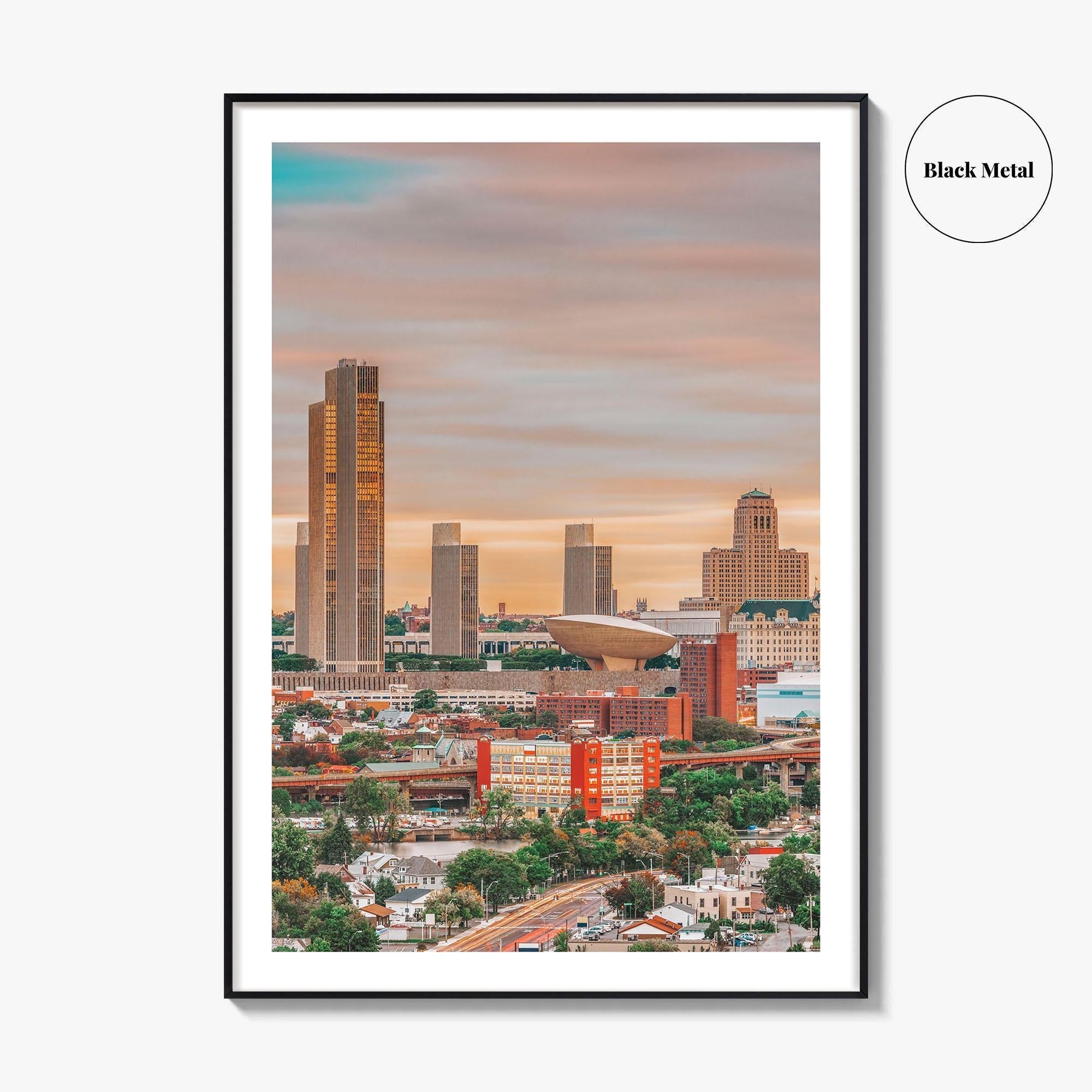 Albany New York Skyline Fine Art Photo Print, Wall Decor Poster, USA