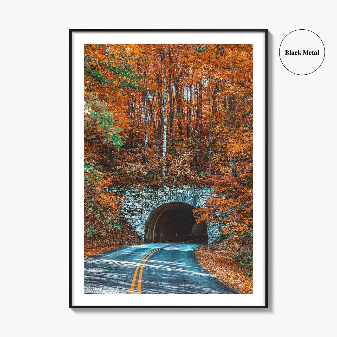 Asheville Fine Art Photo Print, Blue Ridge Parkway Tunnel, North Carolina Wall Poster