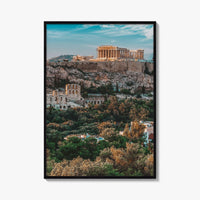 Athens Greece Skyline Fine Art Photo Print, Acropolis Wall Poster