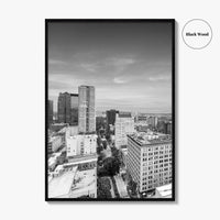 Birmingham Alabama Skyline Black and White Fine Art Photo Print, City, Alabama Poster