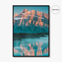 Banff National Park Fine Art Photo Print, Two Jack Lake, Alberta Canada Wall Poster