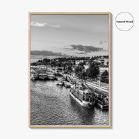 Belgrade Black and White Fine Art Photo Print, Serbia Photo Poster, Beograd Ship