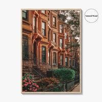Bedford-Stuyvesant Fine Art Photo Print, Brooklyn Brownstones, NYC Wall Art Poster