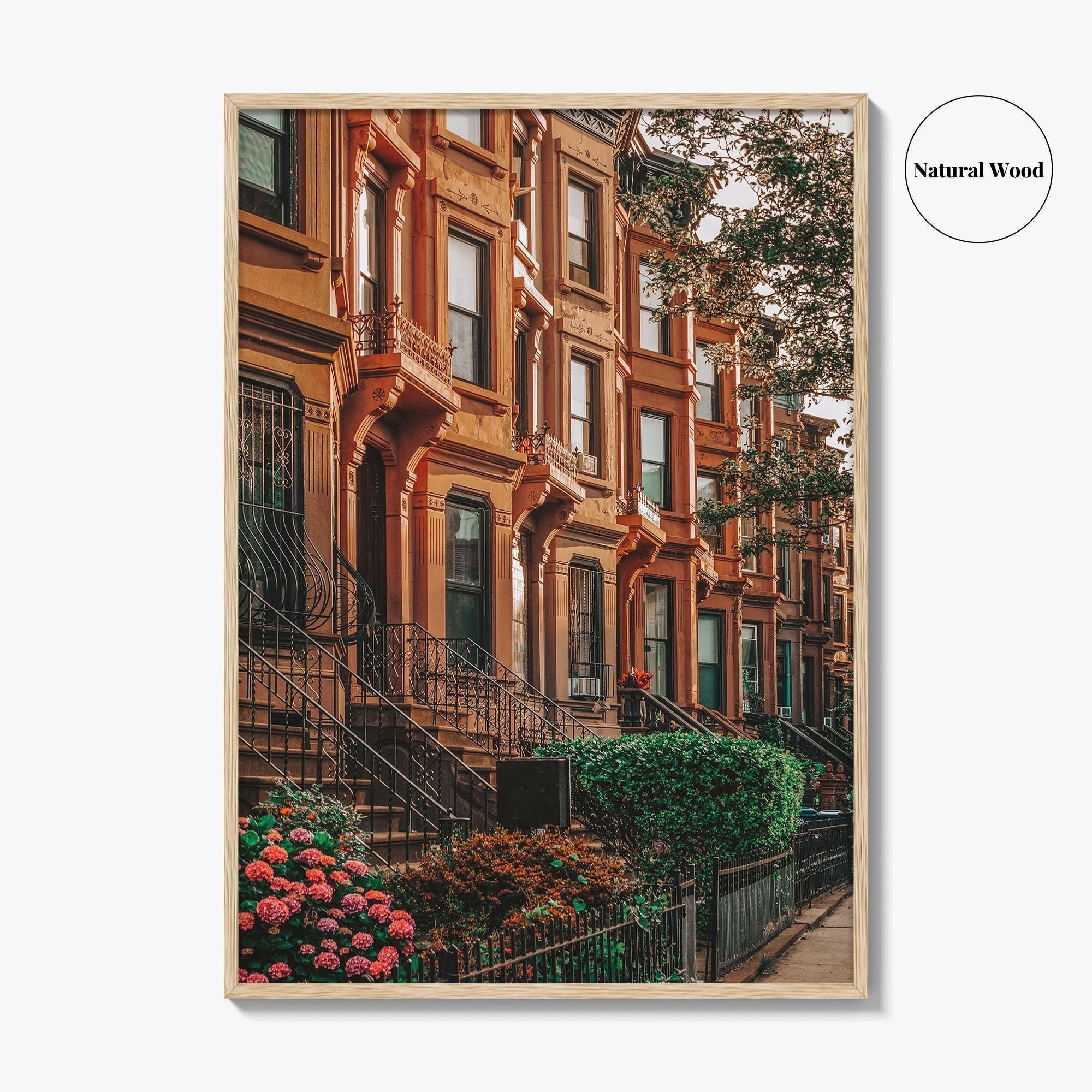 Bedford-Stuyvesant Fine Art Photo Print, Brooklyn Brownstones, NYC Wall Art Poster