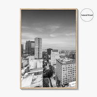 Birmingham Alabama Skyline Black and White Fine Art Photo Print, City, Alabama Poster