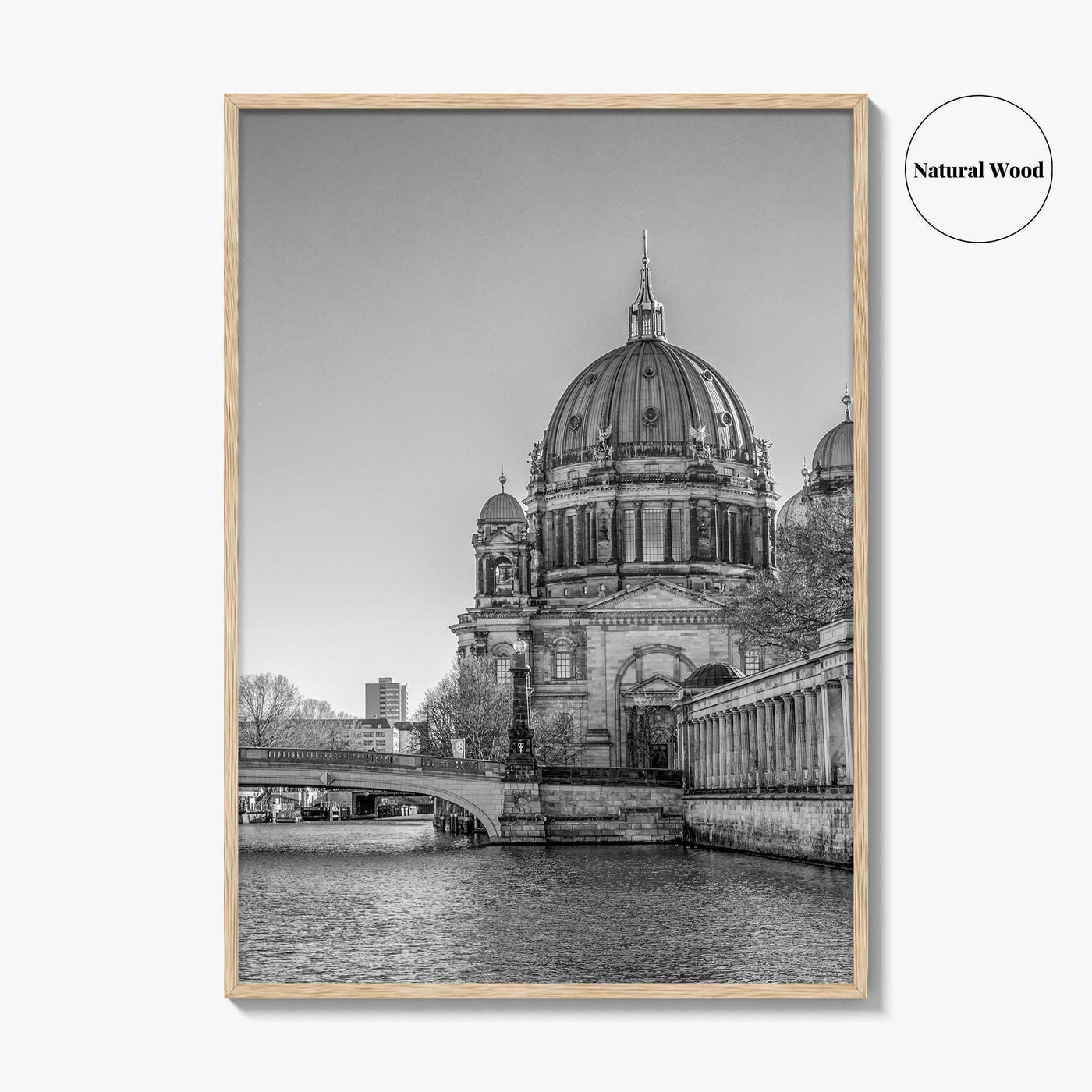 Berlin Black and White Fine Art Photo Print, Berliner Dom Museum Island Germany Poster