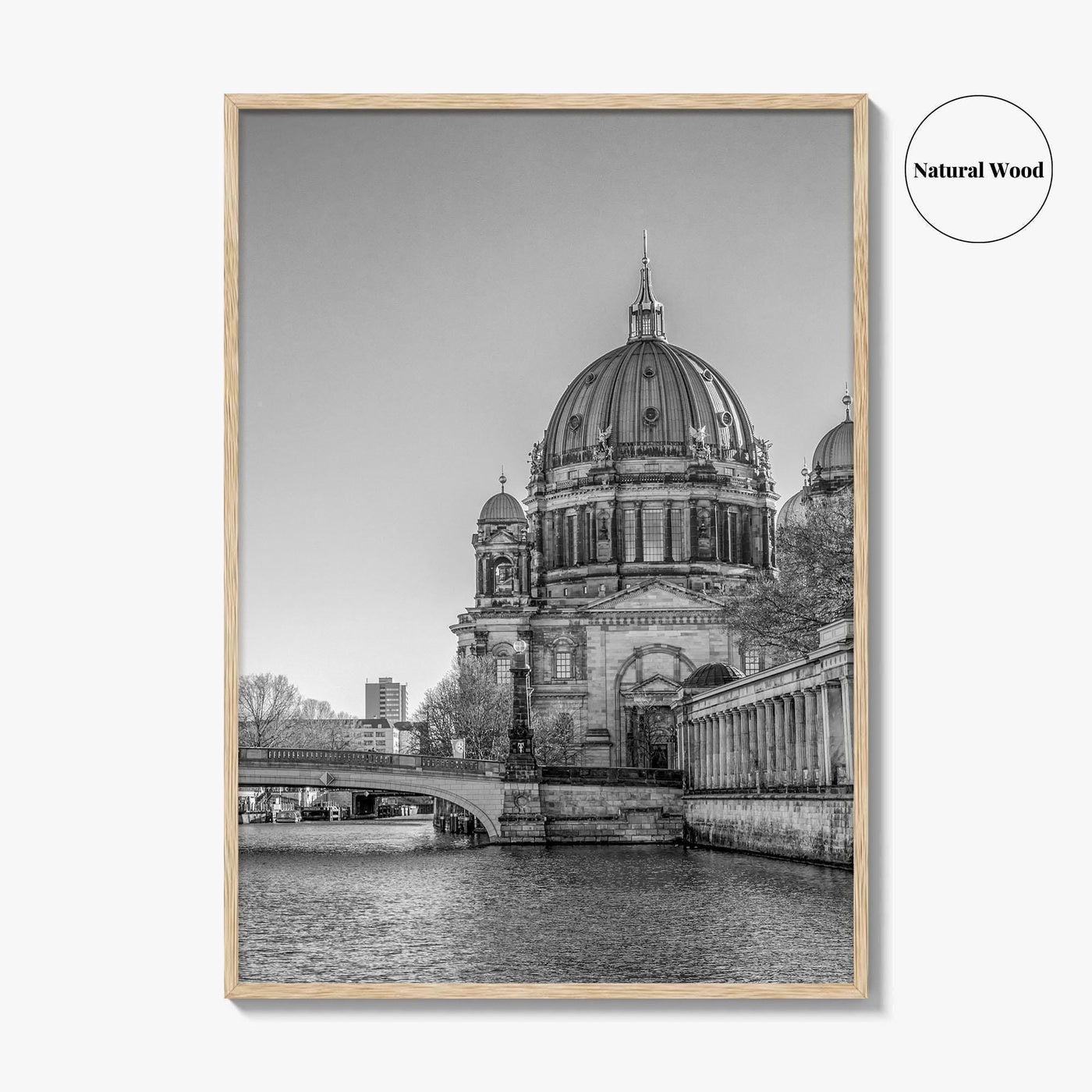Berlin Black and White Fine Art Photo Print, Berliner Dom Museum Island Germany Poster