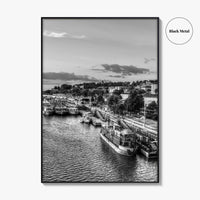 Belgrade Black and White Fine Art Photo Print, Serbia Photo Poster, Beograd Ship