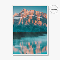 Banff National Park Fine Art Photo Print, Two Jack Lake, Alberta Canada Wall Poster