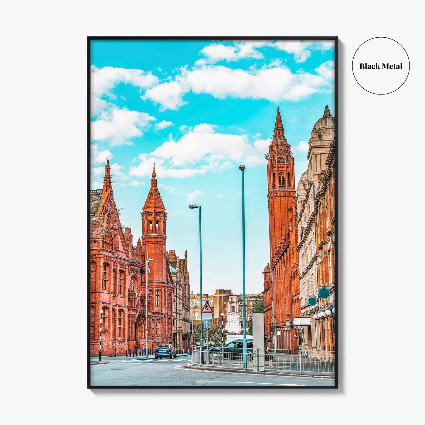 Birmingham England Fine Art Photo Print, Methodist Central Hall, Victoria Law Courts, UK Poster