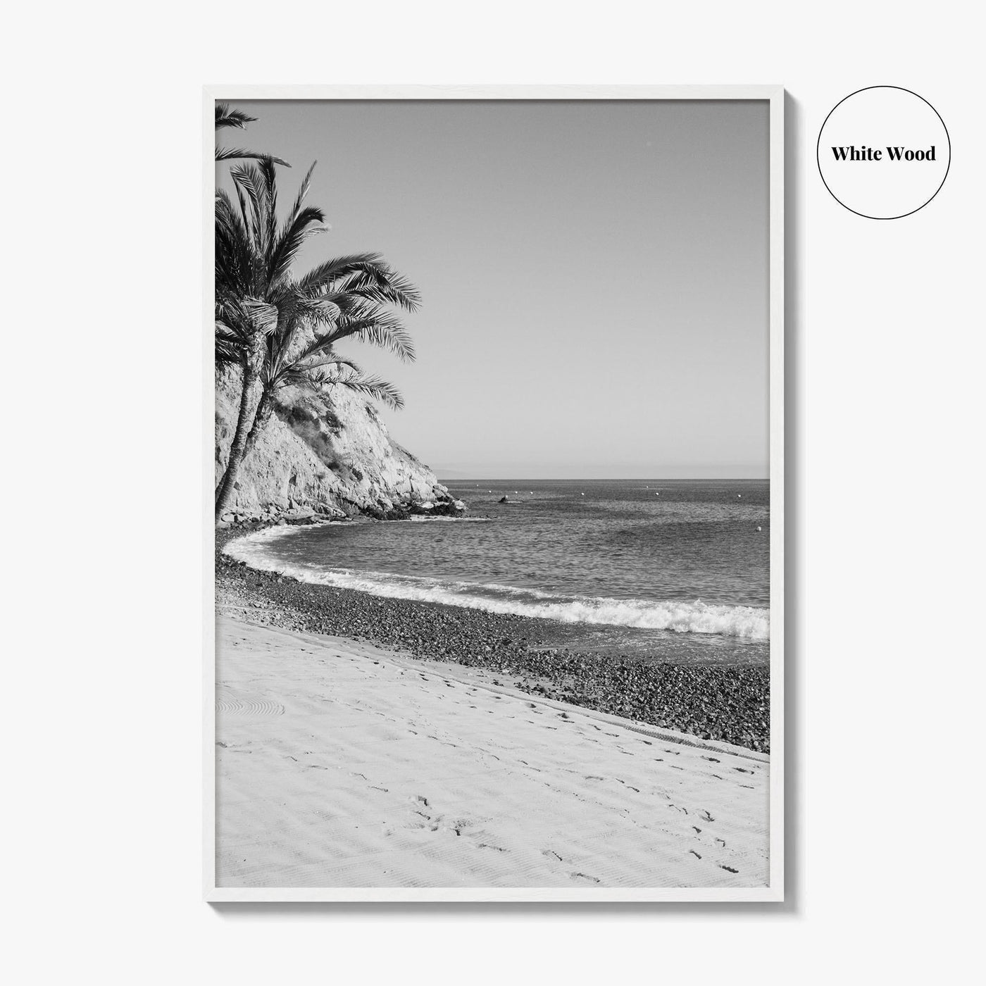 Avalon California Black and White Fine Art Photo Print, Catalina Island, Descanso Beach, Poster