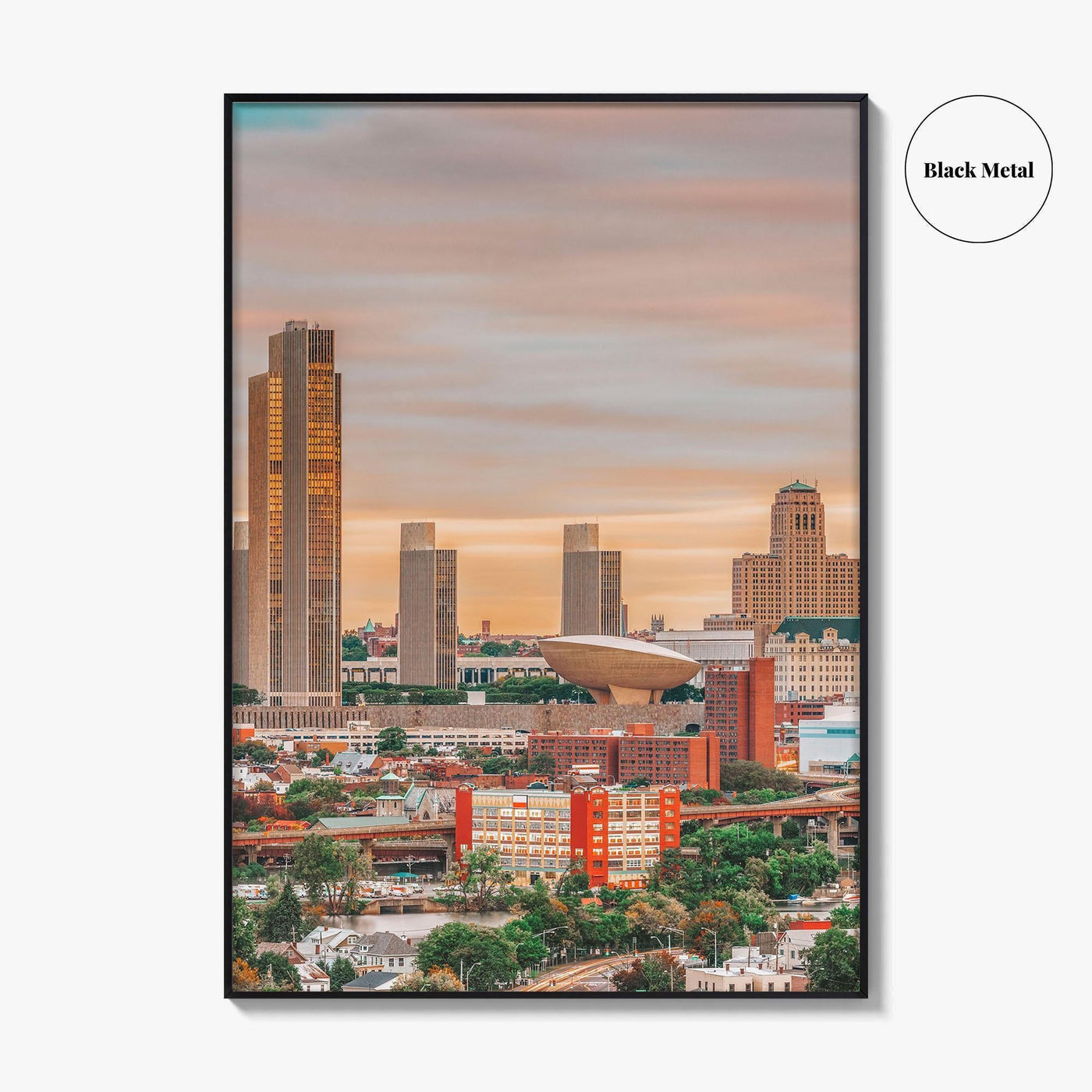 Albany New York Skyline Fine Art Photo Print, Wall Decor Poster, USA