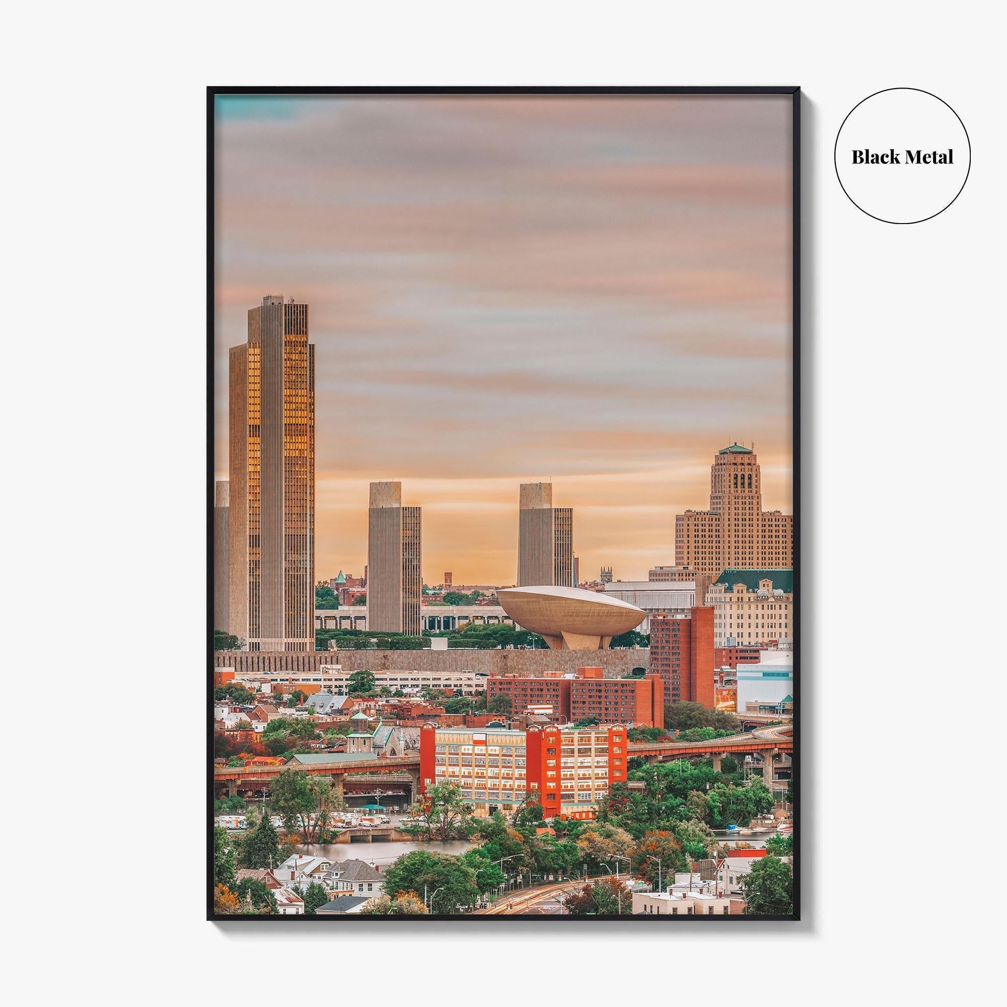 Albany New York Skyline Fine Art Photo Print, Wall Decor Poster, USA