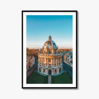 Oxford England Skyline Fine Art Photo Print, Aerial View, Oxfordshire UK Wall Decor Poster