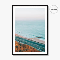 Pacific Palisades Fine Art Photo Print, Pacific Coast Highway, Los Angeles, California Poster
