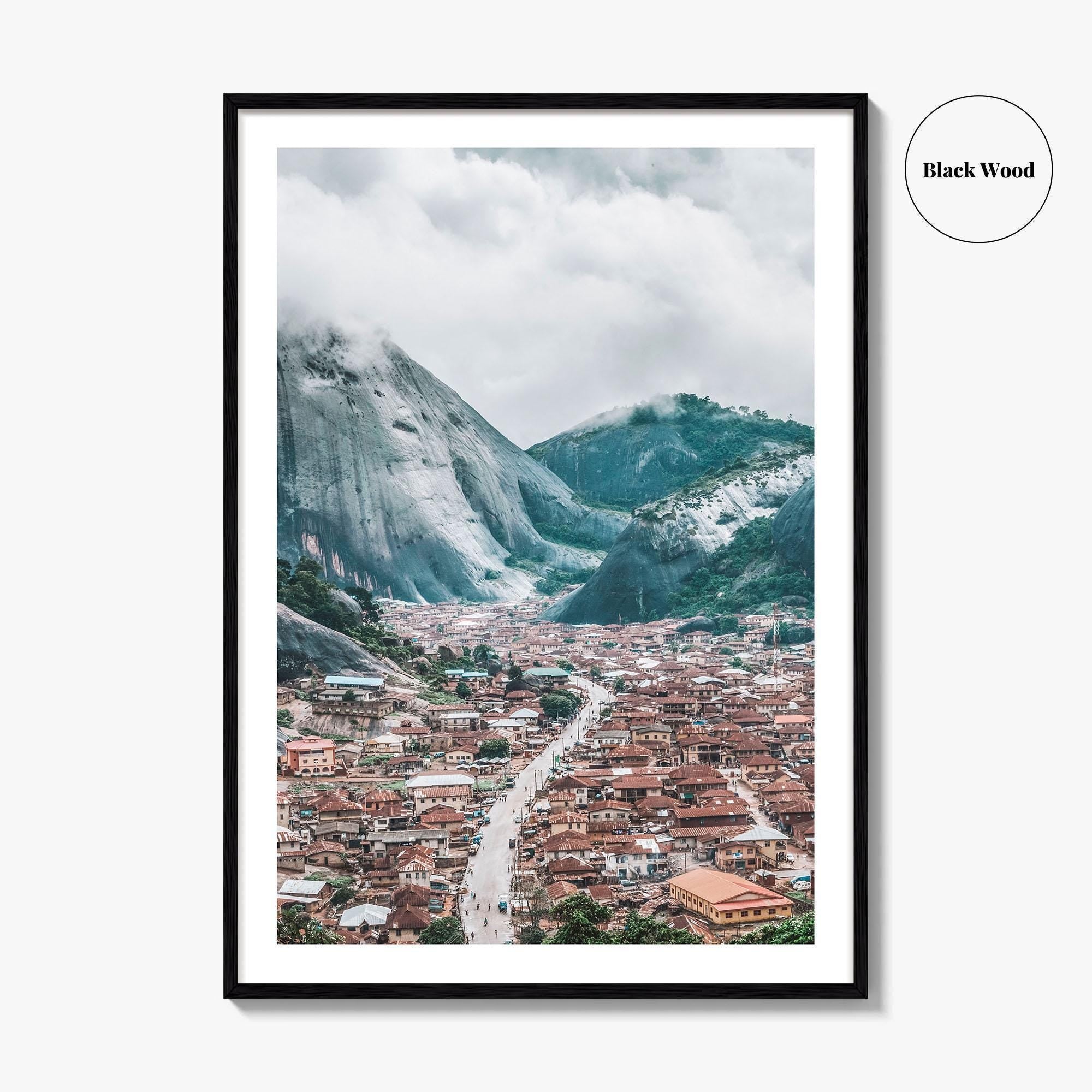 Idanre Hill Fine Art Photo Print, Ondo State Nigeria, Landscape Wall Decor Poster