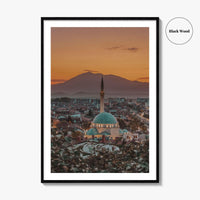 Prizren Kosovo Fine Art Photo Print, Kosova, Mosque, Balkans Wall Poster