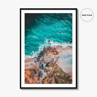 Point Dume Fine Art Photo Print, Malibu California Aerial Wall Poster USA