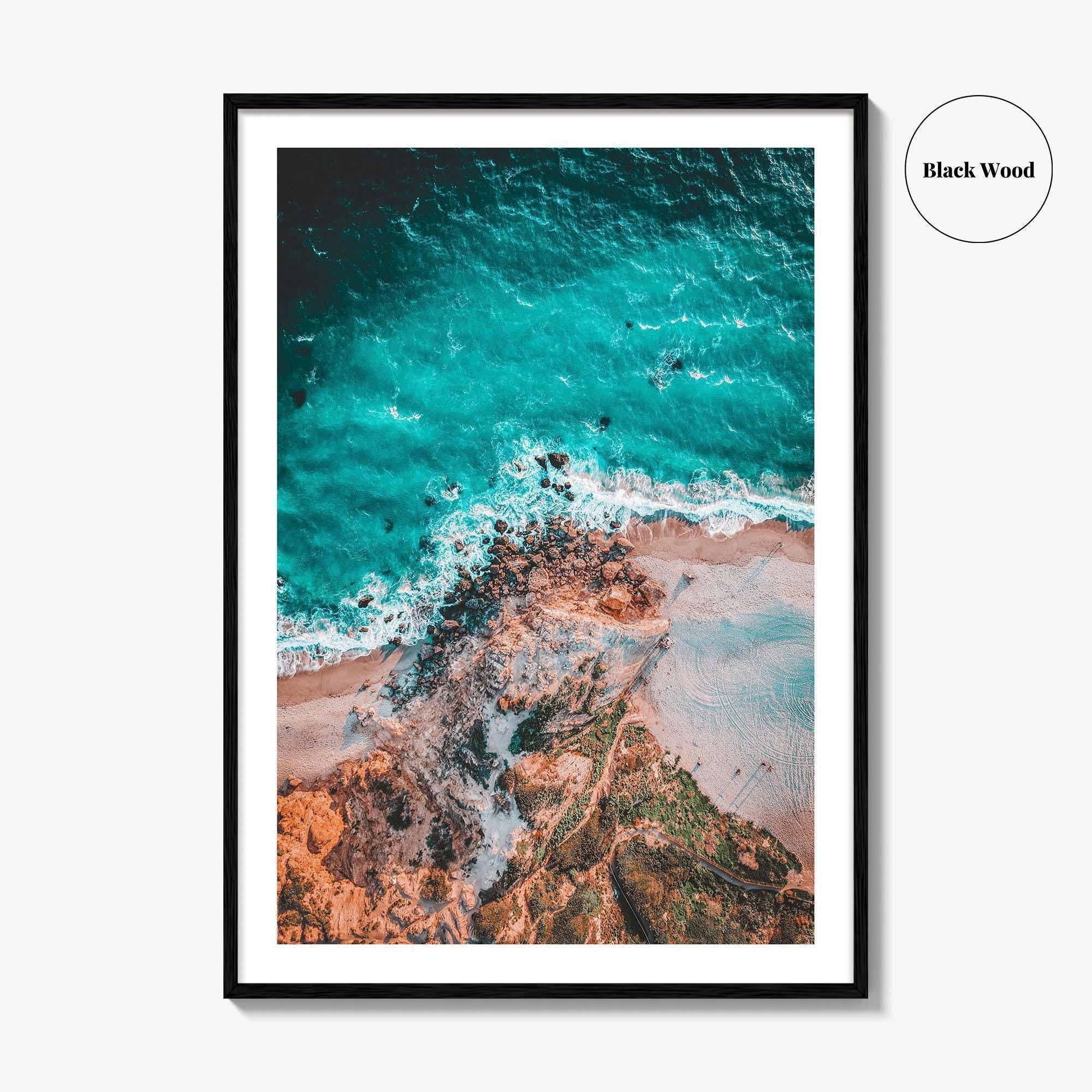 Point Dume Fine Art Photo Print, Malibu California Aerial Wall Poster USA