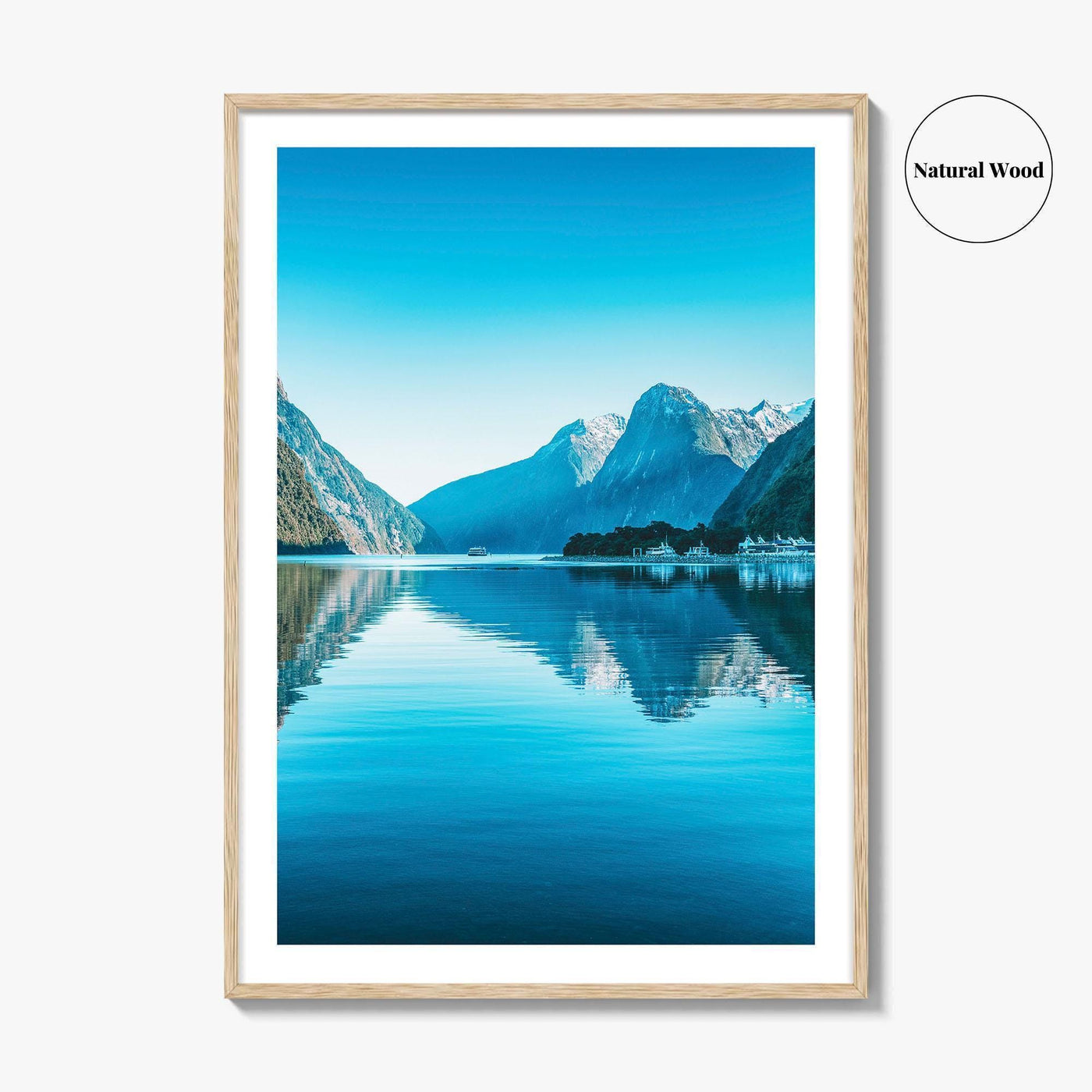 Milford Sound Fine Art Photo Print, Fiordland National Park New Zealand, Mitre Peak