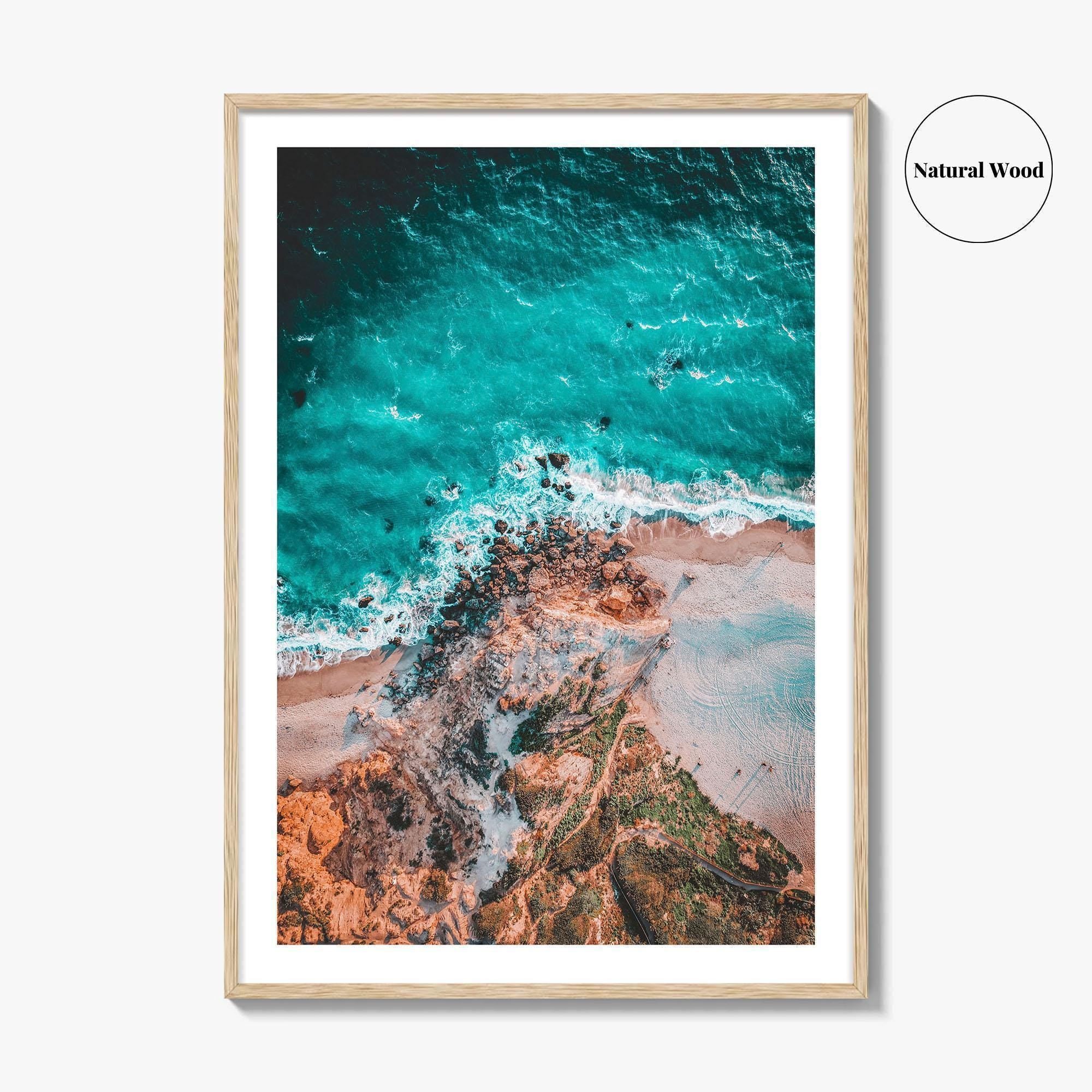 Point Dume Fine Art Photo Print, Malibu California Aerial Wall Poster USA