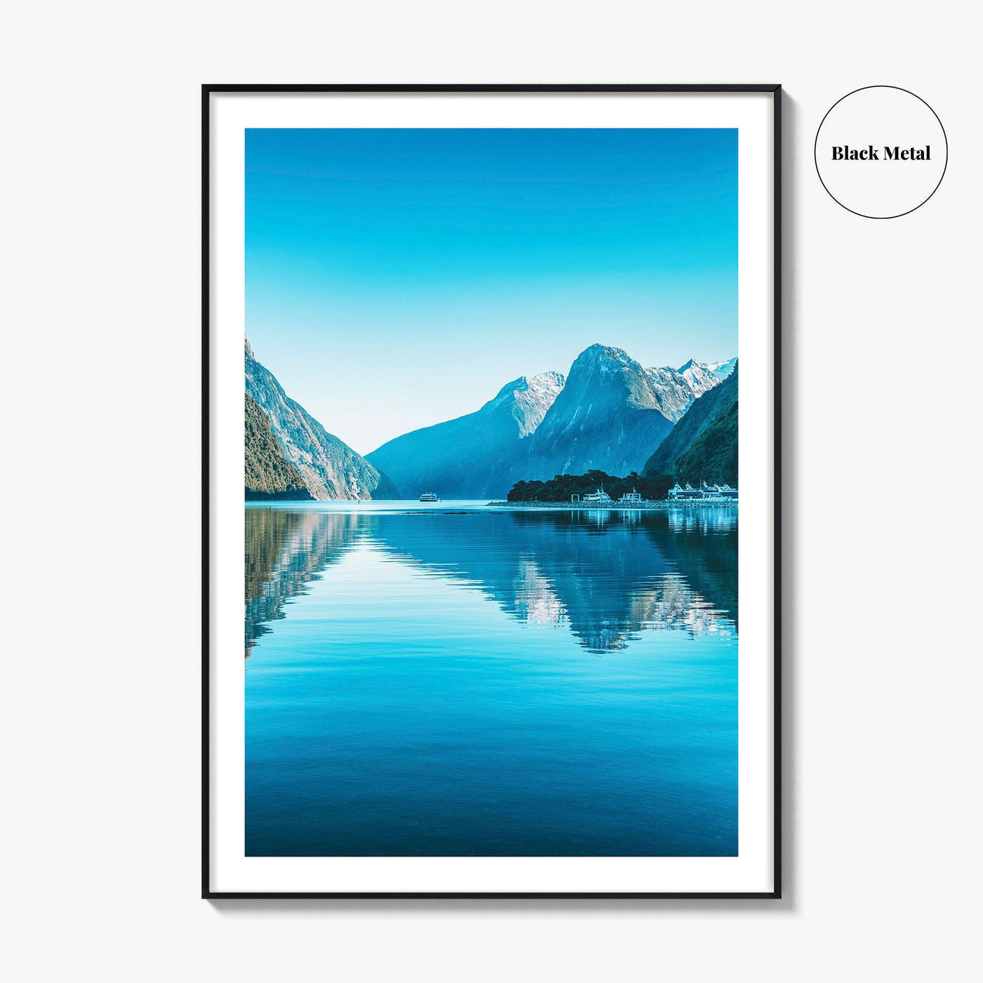Milford Sound Fine Art Photo Print, Fiordland National Park New Zealand, Mitre Peak