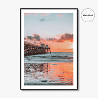 San Clemente Fine Art Photo Print, Pier, Beach, Orange County California, USA Wall Poster