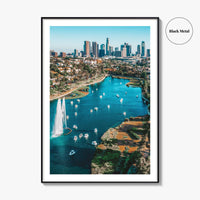 Echo Park Lake Fine Art Photo Print, Los Angeles California USA Wall Art