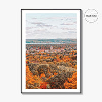 Traverse City Skyline Fine Art Photo Print, Downtown, Michigan, USA Wall Decor Poster