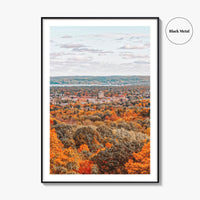 Traverse City Skyline Fine Art Photo Print, Downtown, Michigan, USA Wall Decor Poster