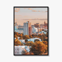 Portland Maine Skyline Fine Art Photo Print, Old Port, Casco Bay, USA, Poster