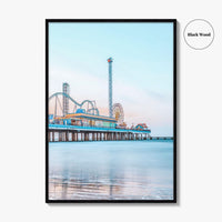 Galveston Fine Art Photo Print, Texas, USA, Pleasure Pier Wall Poster