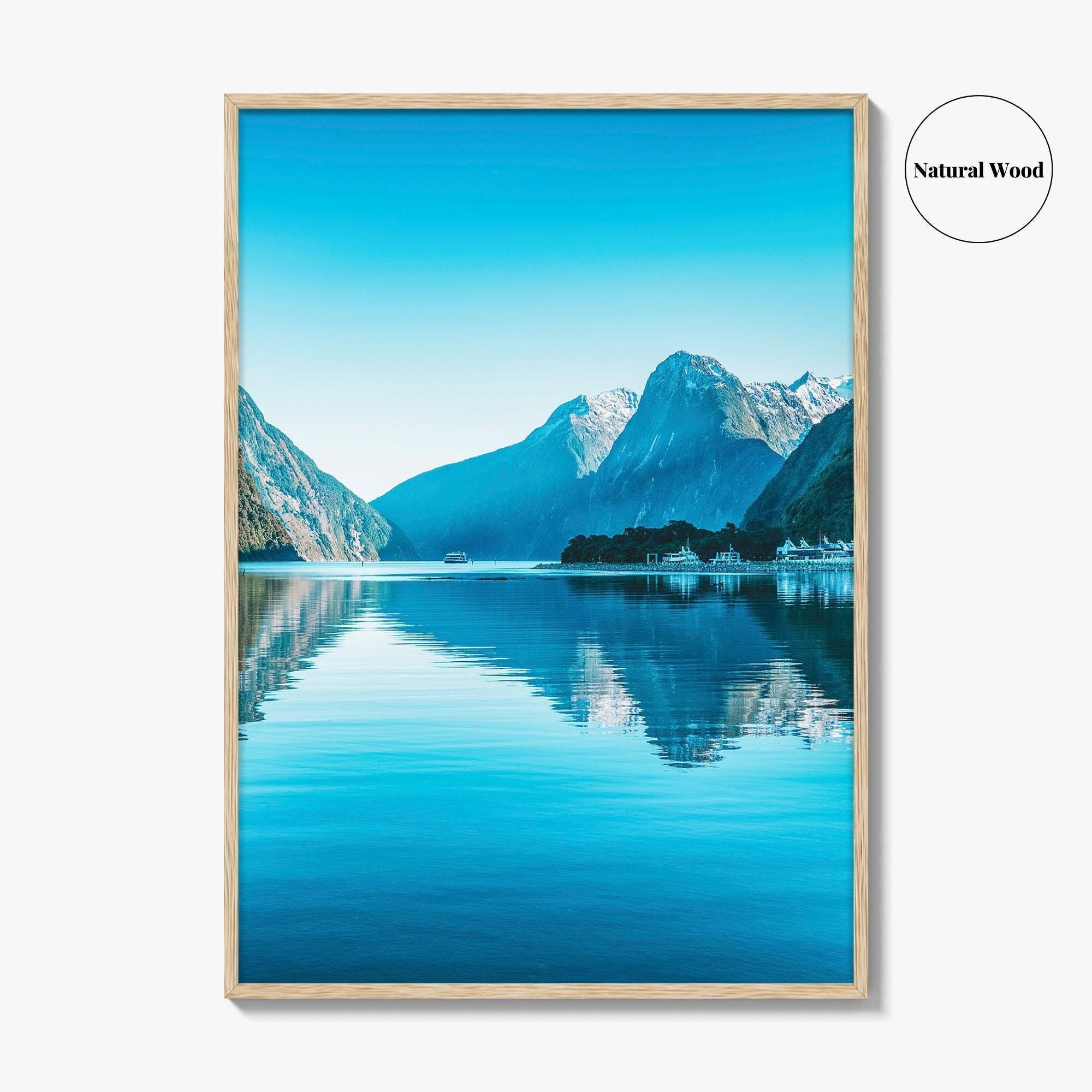 Milford Sound Fine Art Photo Print, Fiordland National Park New Zealand, Mitre Peak