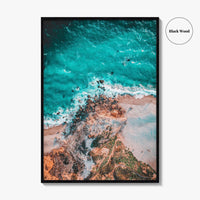 Point Dume Fine Art Photo Print, Malibu California Aerial Wall Poster USA