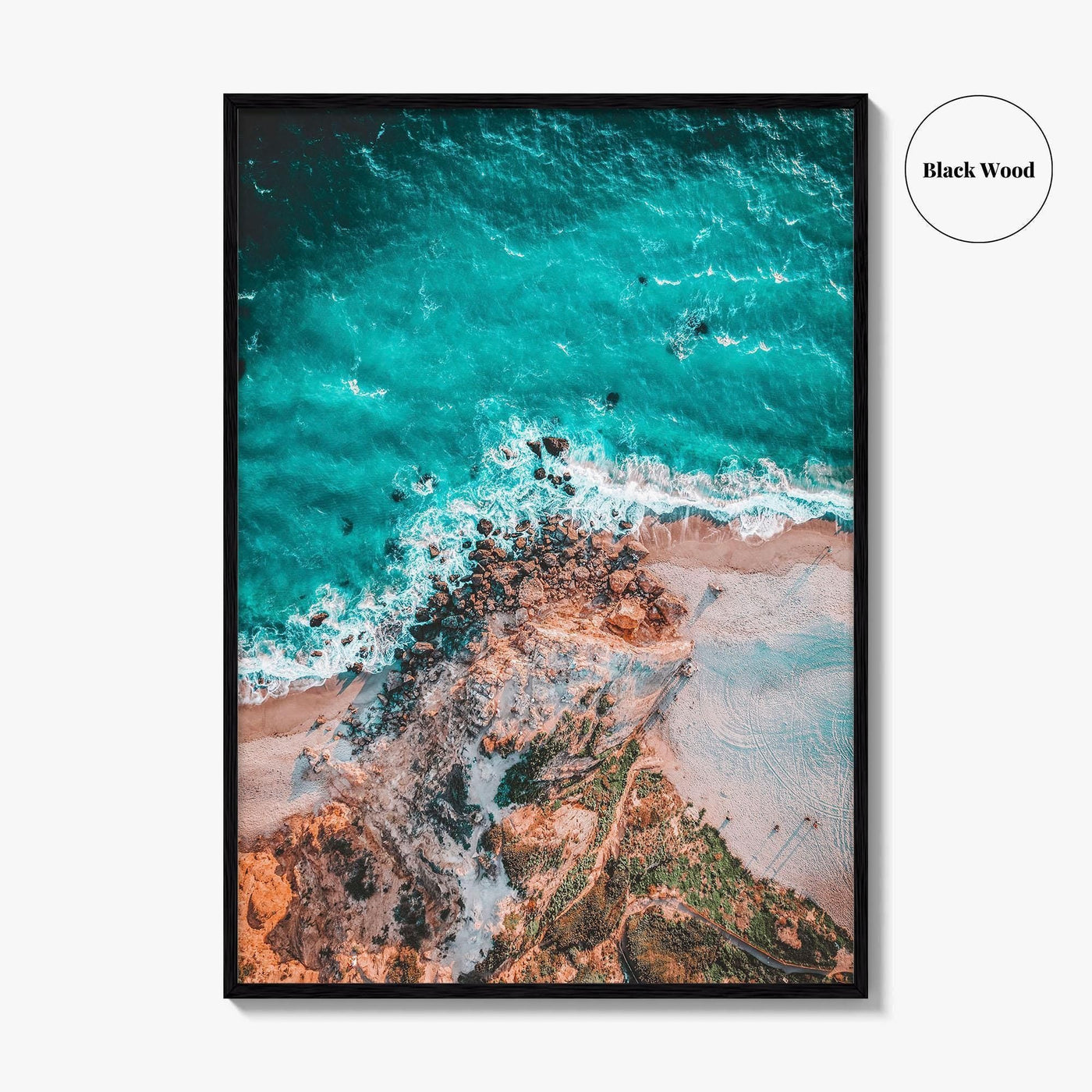 Point Dume Fine Art Photo Print, Malibu California Aerial Wall Poster USA