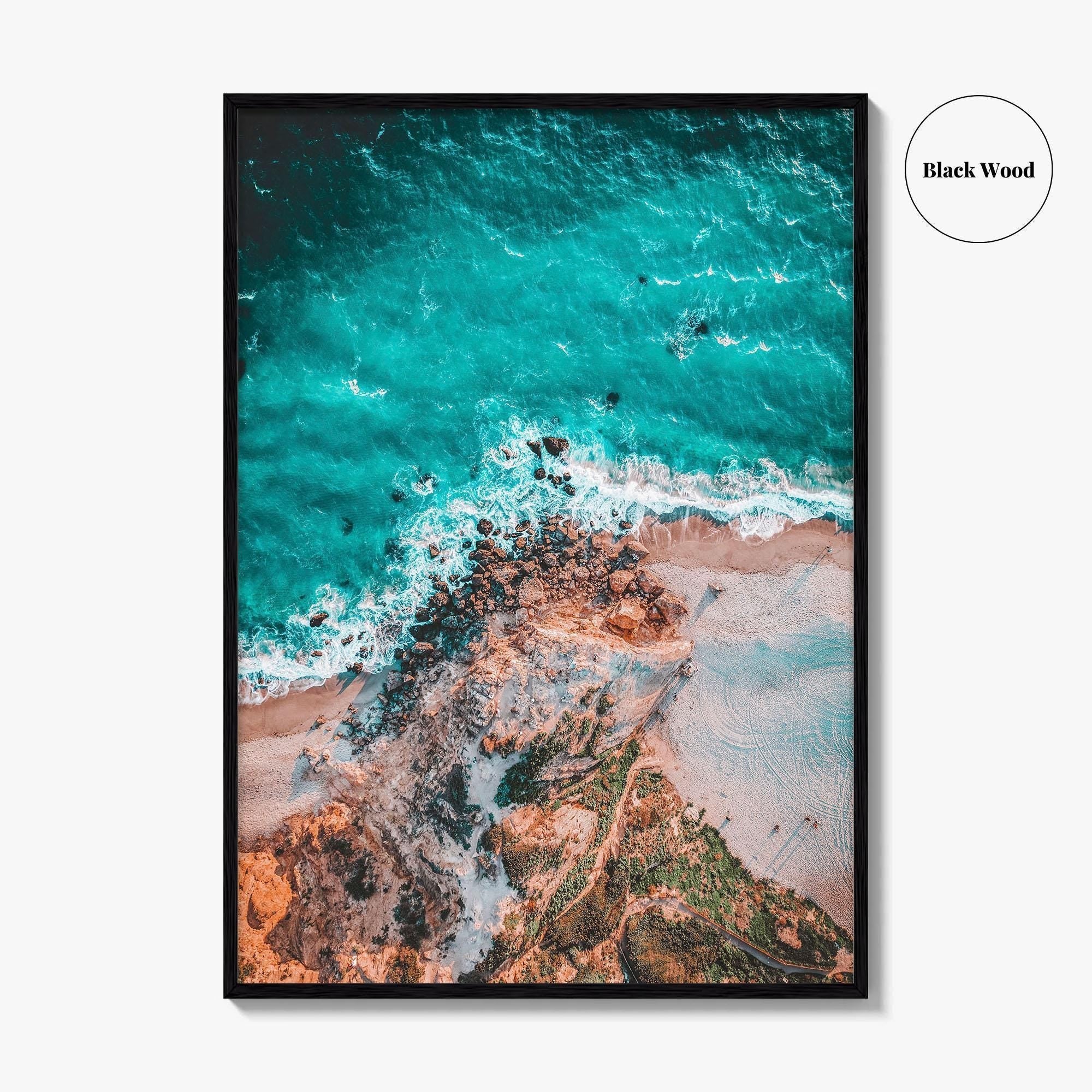 Point Dume Fine Art Photo Print, Malibu California Aerial Wall Poster USA