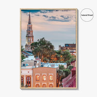 Charleston South Carolina Skyline Fine Art Photo Print, Wall Poster, USA