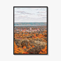 Traverse City Skyline Fine Art Photo Print, Downtown, Michigan, USA Wall Decor Poster