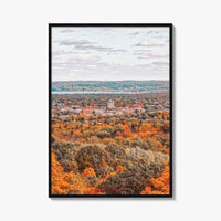 Traverse City Skyline Fine Art Photo Print, Downtown, Michigan, USA Wall Decor Poster